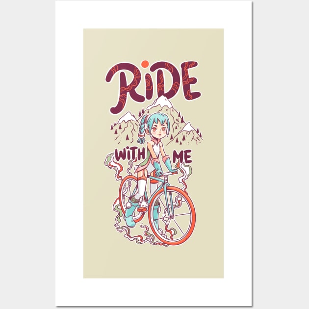 Ride With Me Wall Art by Freeminds